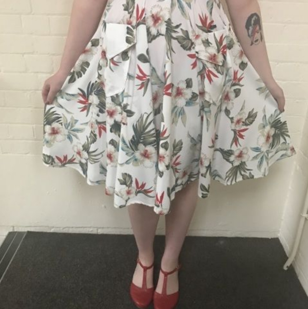 Rockin Romance authentic vintage tropical skirt